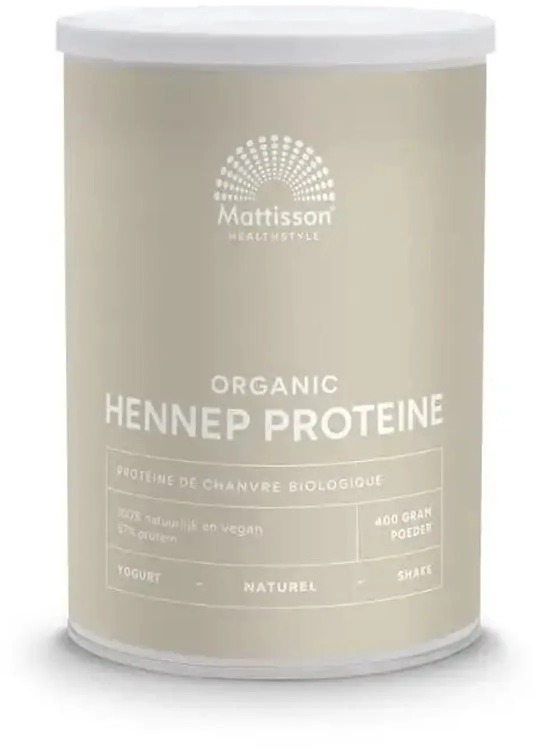 Mattisson Biologische Hennep Proteïnepoeder 400g