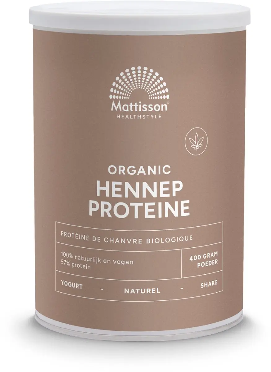 Mattisson Biologische Hennep Proteïnepoeder 400g
