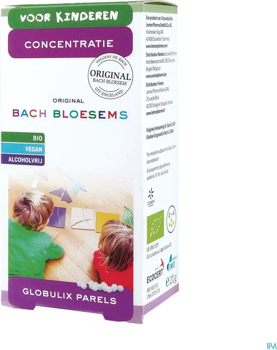 Bach Bloesem Concentratieparels 20g - afbeelding 3 van 6