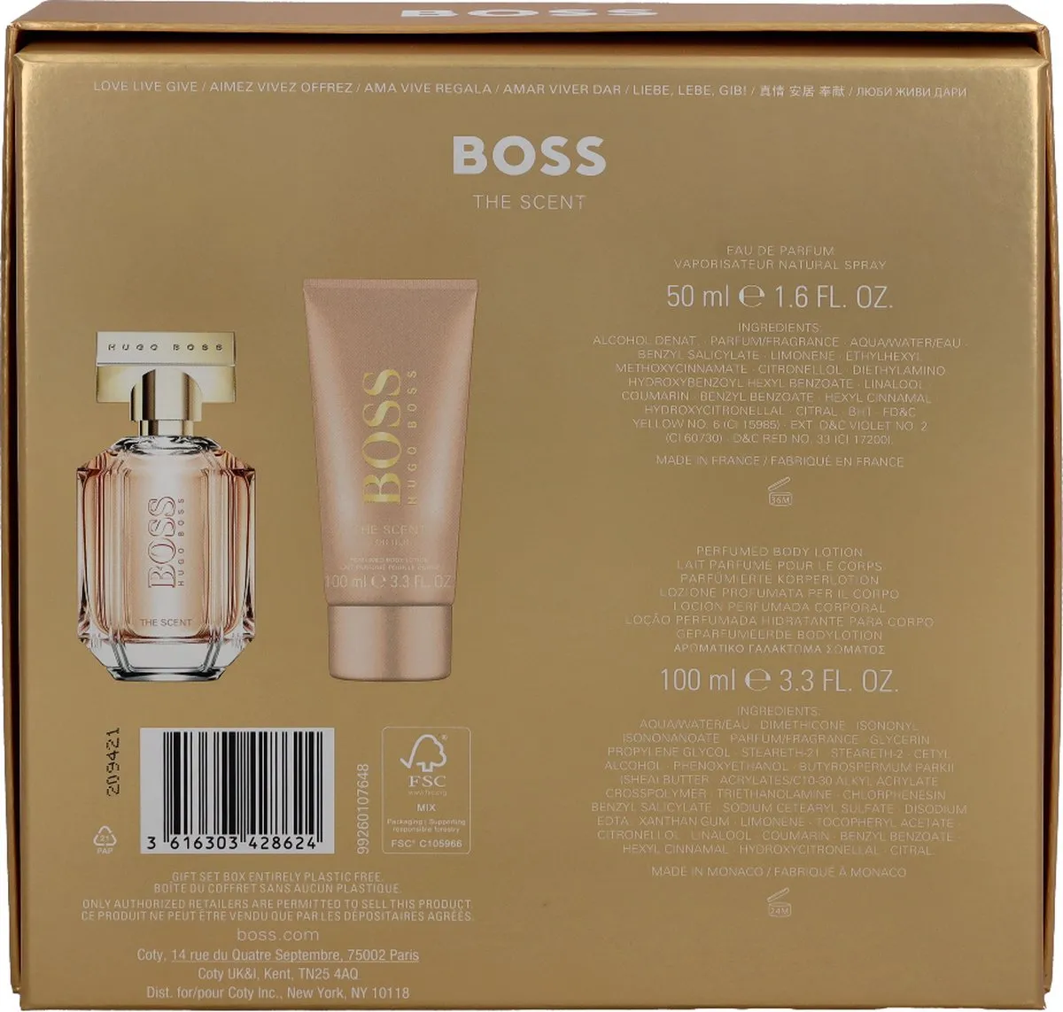 Hugo Boss The Scent For Her Geschenkset - 150ml
