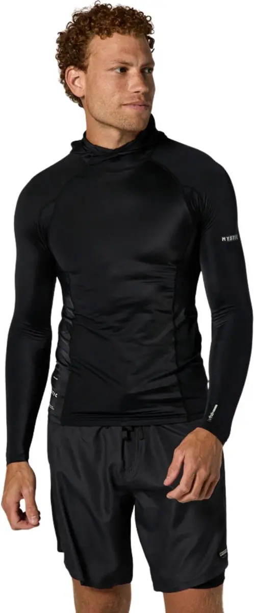 2026 Mystic Heren Uncharted Lange Mouw Hooded Lycra Vest