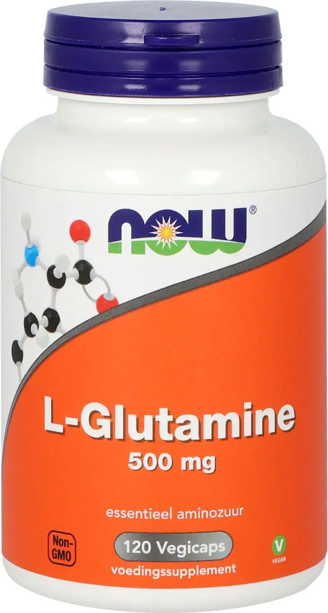 Now Foods L-Glutamine 500mg 120 Vegetarische Capsules