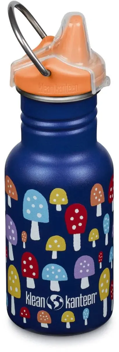 Klean Kanteen Kid Kanteen Classic 355ml - Sippy Cap Mushrooms