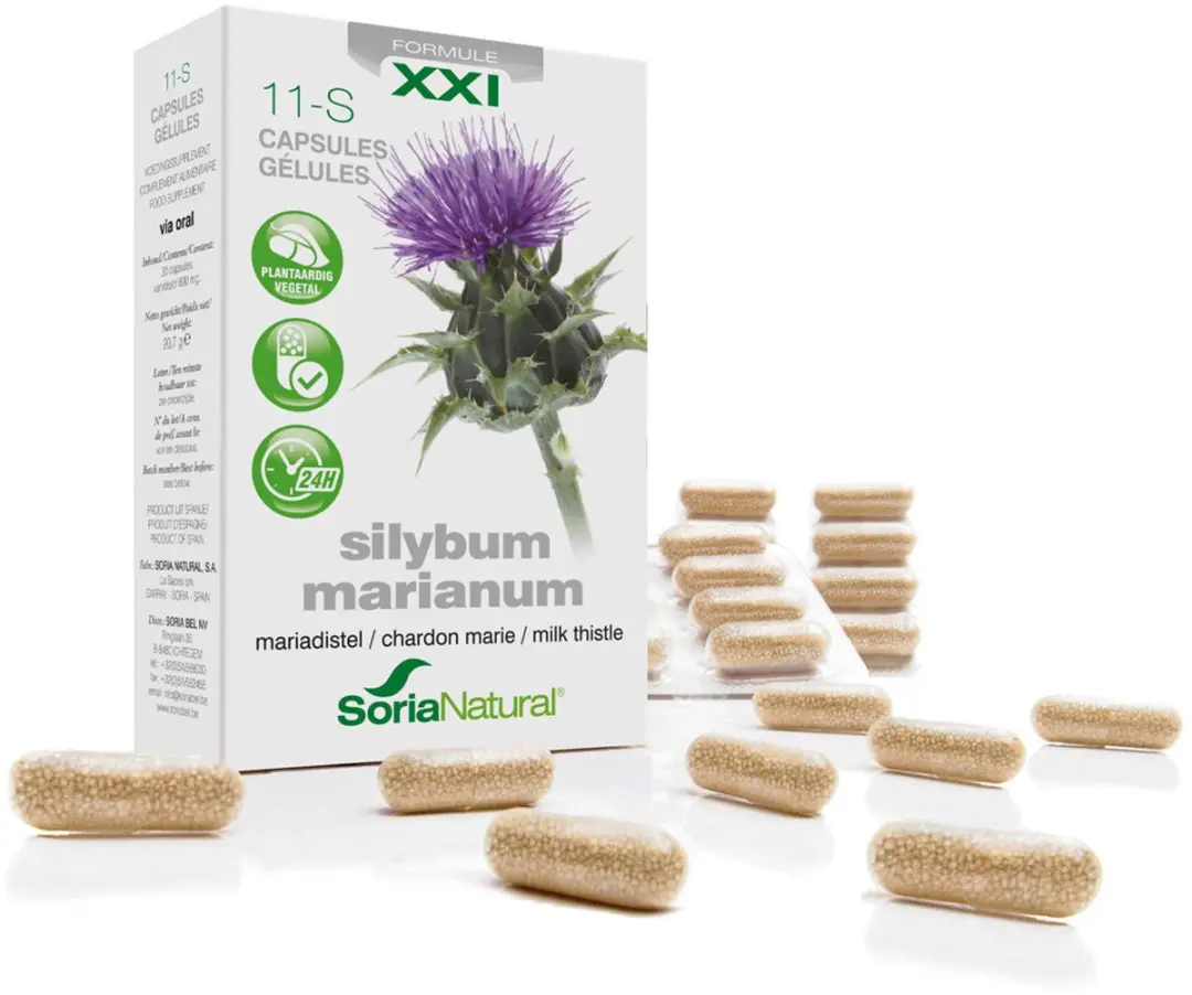 Soria Natural Silybum Marianum XXI 30 Capsules