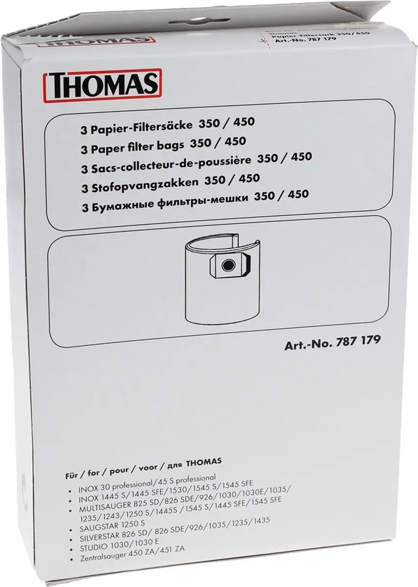 Thomas Stofzuigerzakken 787179 - 3 Stuks - afbeelding 2 van 3