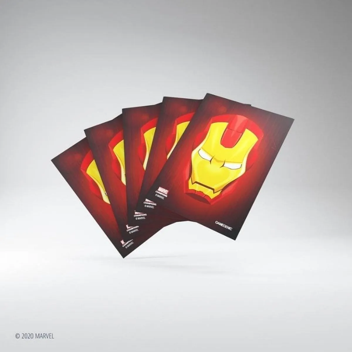 Marvel Champions Iron Man Board Game Sleeves GGS10091ML - 66x91mm