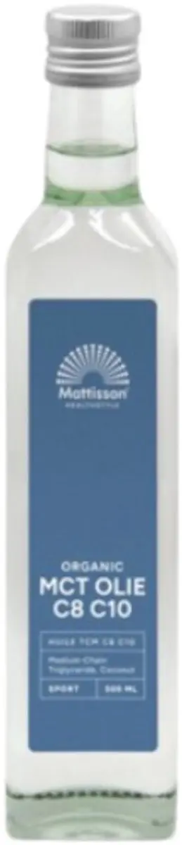 Mattisson Biologische MCT Olie C8 & C10 500ml