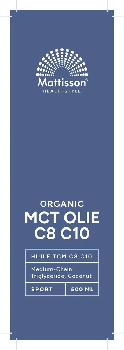 Mattisson Biologische MCT Olie C8 & C10 500ml