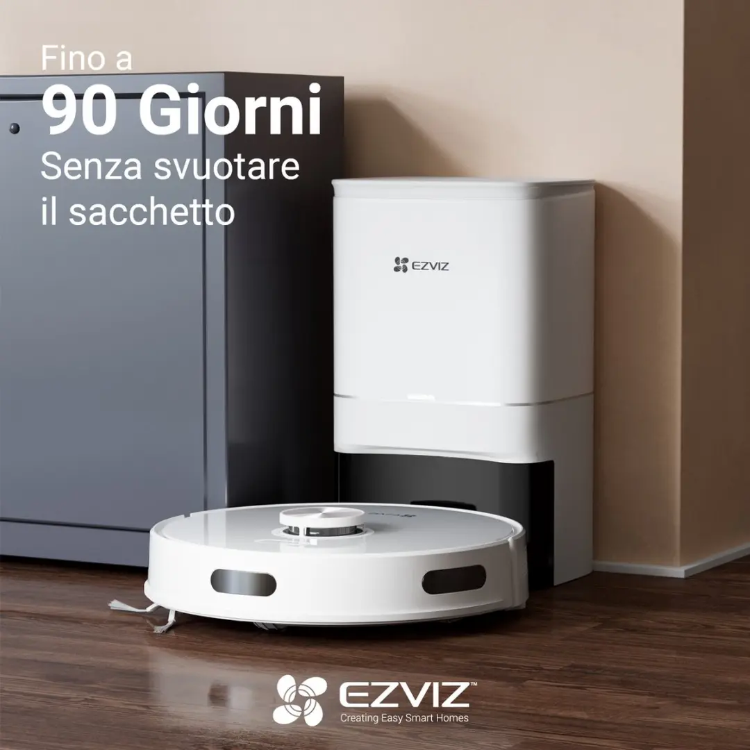 EZVIZ RE4 Plus Robotstofzuiger - 4000Pa - Auto-leegstation 4L - afbeelding 3 van 6