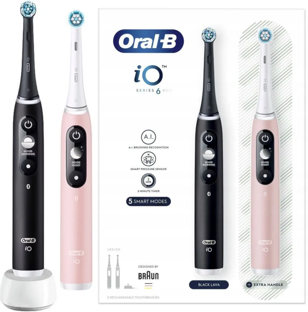 Oral-B iO Series 6 Duo Elektrische Tandenborstels