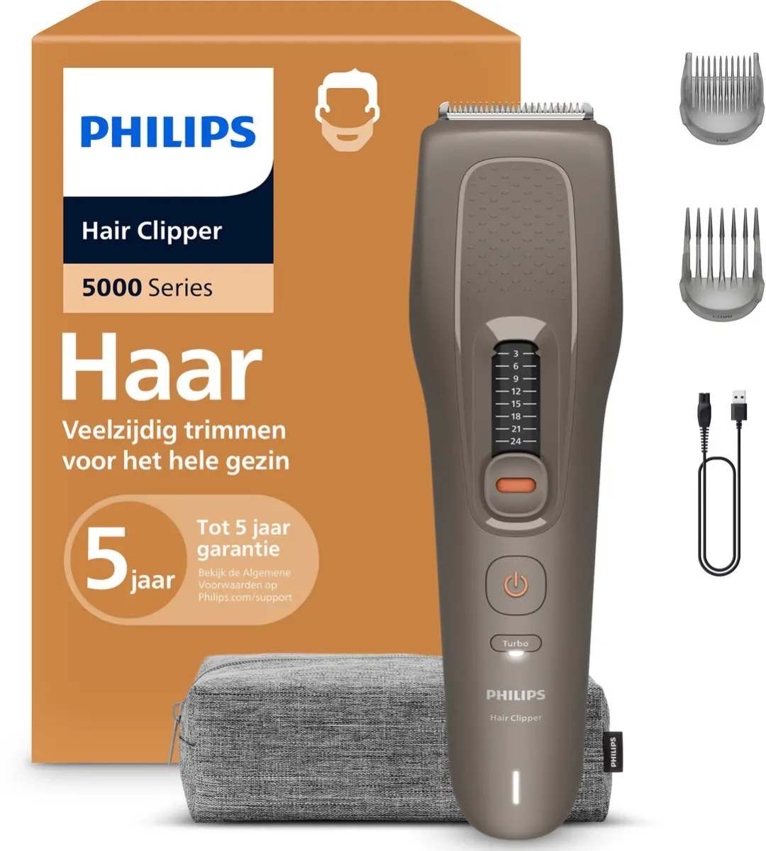Philips Hair Clipper 5000 Series Tondeuse