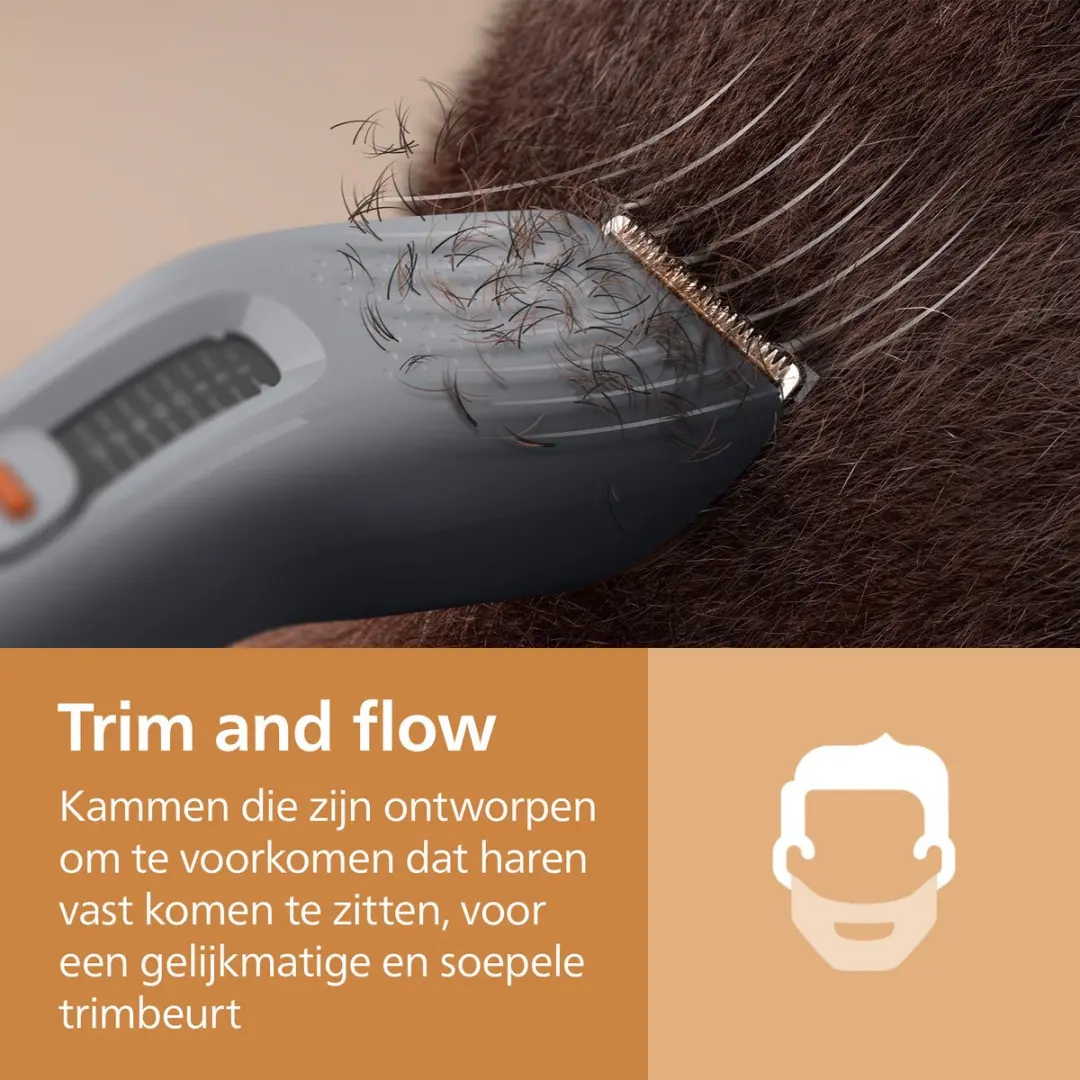 Philips HC3723/15 Tondeuse - 9 Lengtes - Grijs - afbeelding 5 van 6