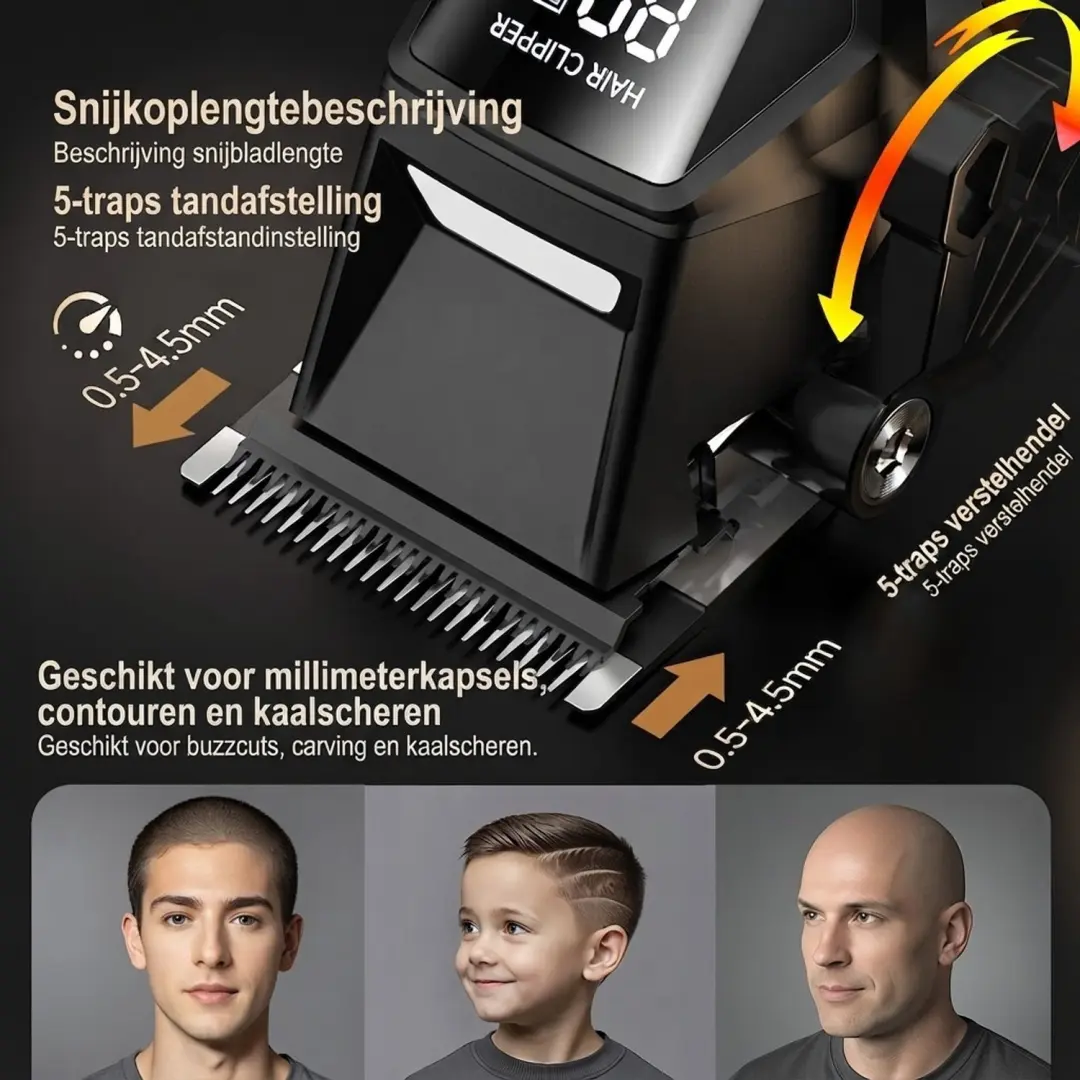 ECTEATOY® Tondeuse mannen