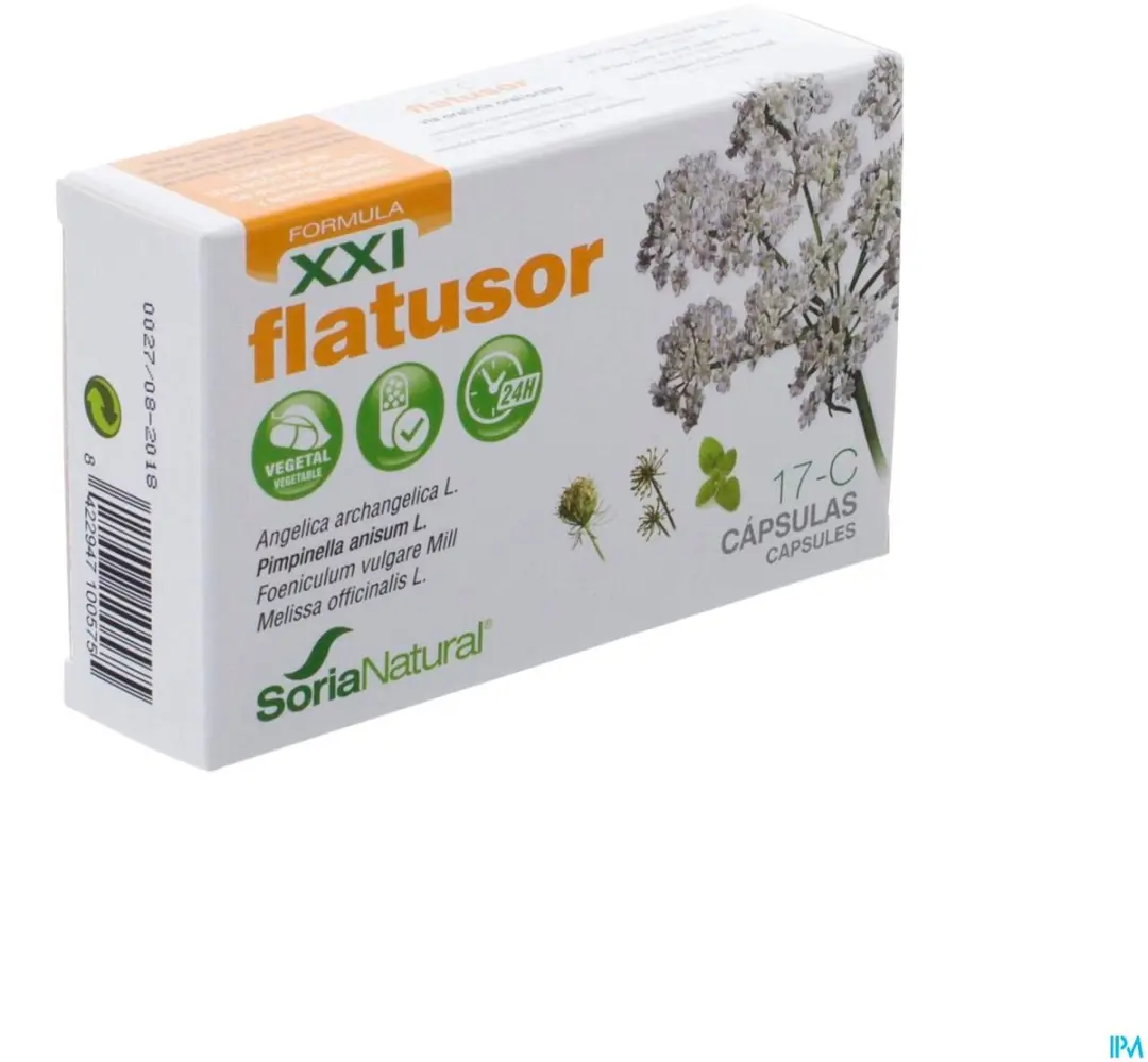 Soria Natural Flatusor 17-C XXI 30 Capsules