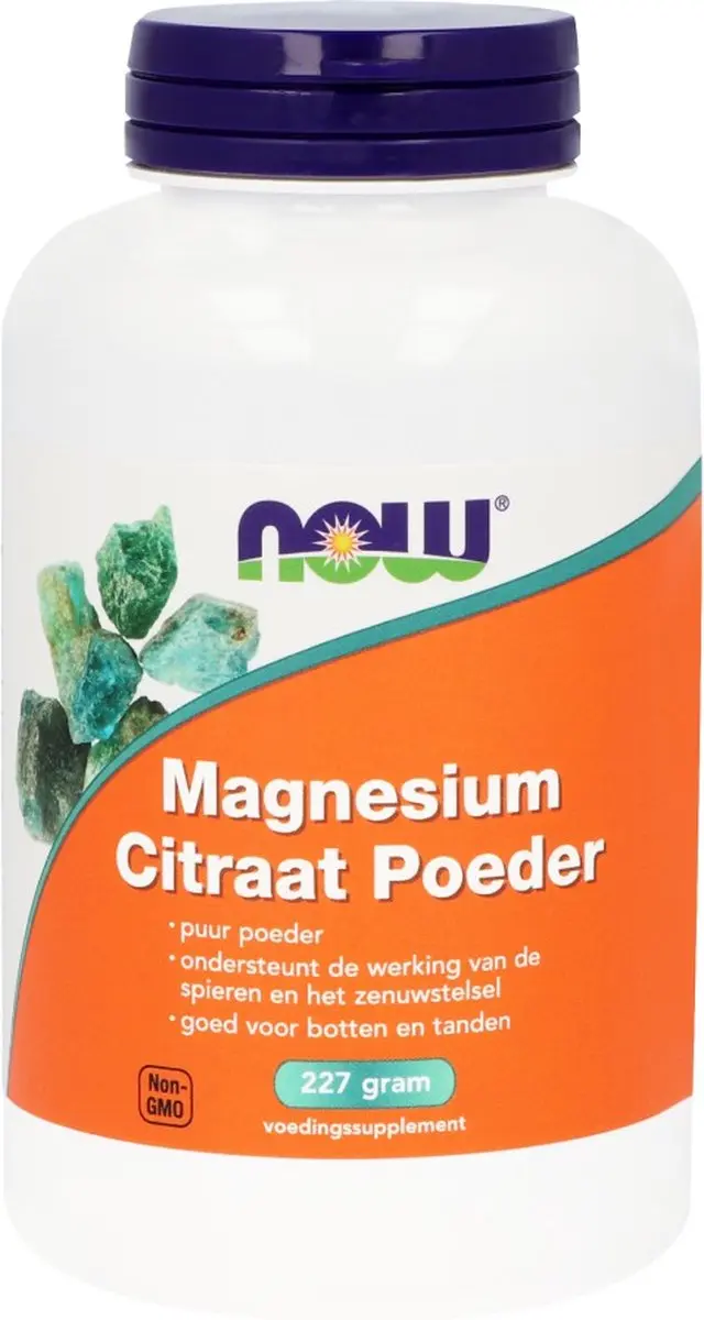 Now Foods Magnesium Citraat Poeder 227g