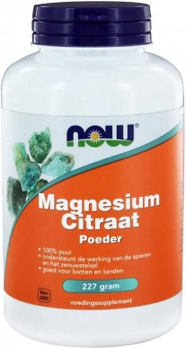 Now Foods Magnesium Citraat Poeder 227g