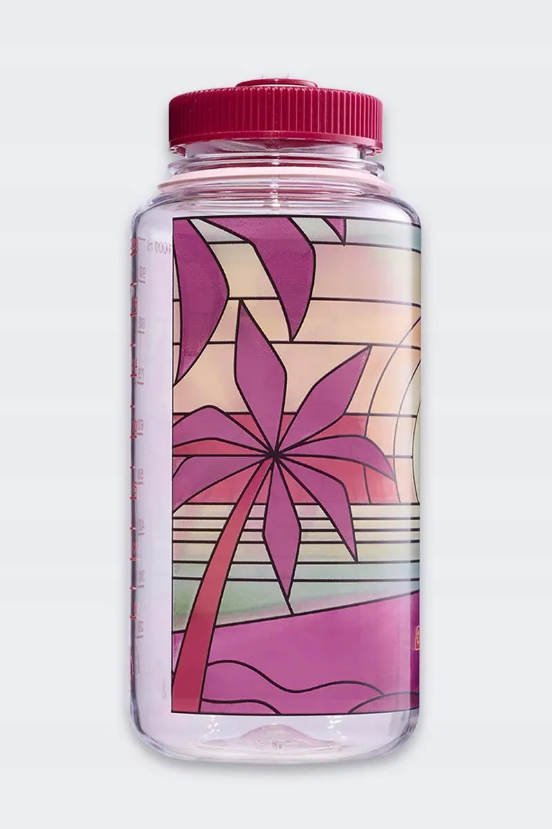 Nalgene Wide-Mouth 1000ml Drinkfles - Clear Stained Sunset - BPA-vrij - afbeelding 5 van 6