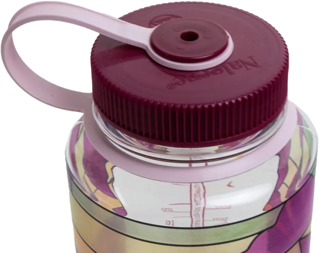 Nalgene Wide-Mouth 1000ml Drinkfles - Clear Stained Sunset - BPA-vrij - afbeelding 4 van 6