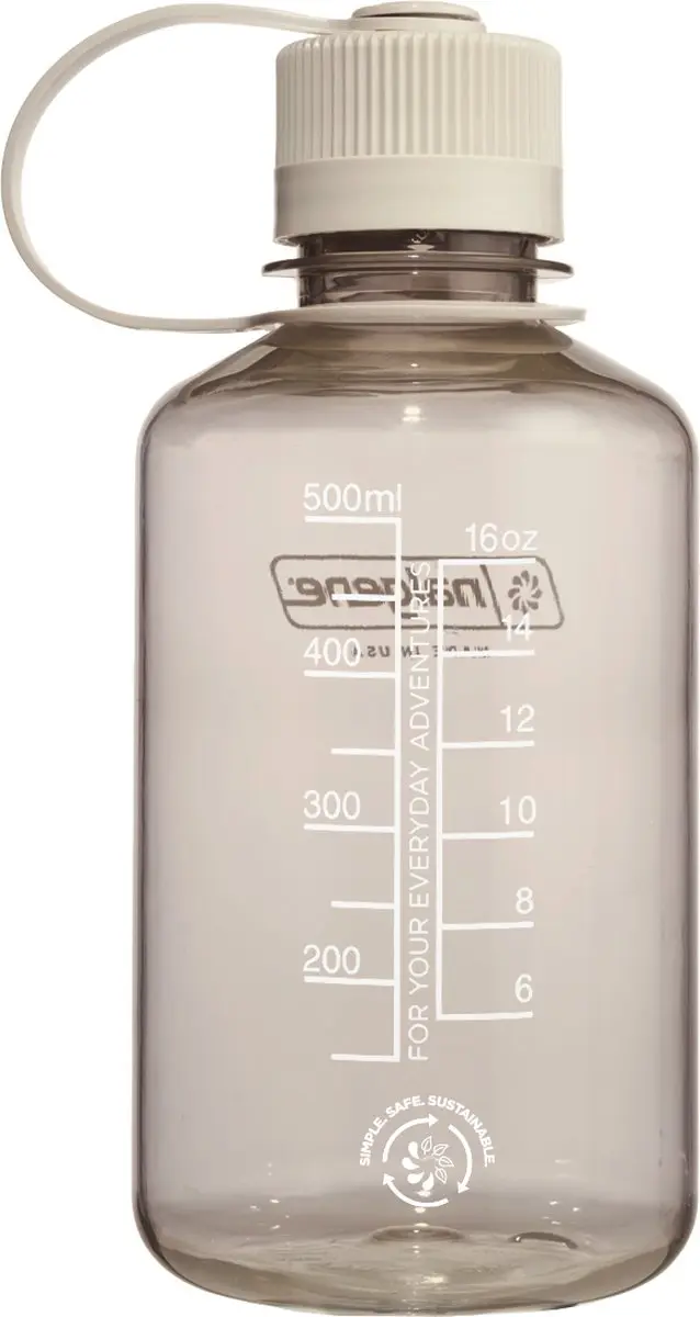 Nalgene Narrow-Mouth N2021-0516 Drinkfles 500ml - Cotton - afbeelding 2 van 6