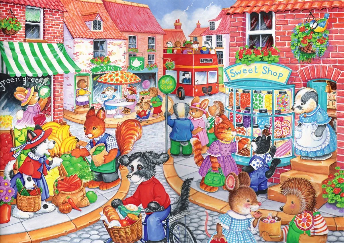 House Of Puzzles In the Town 80 Stuks
