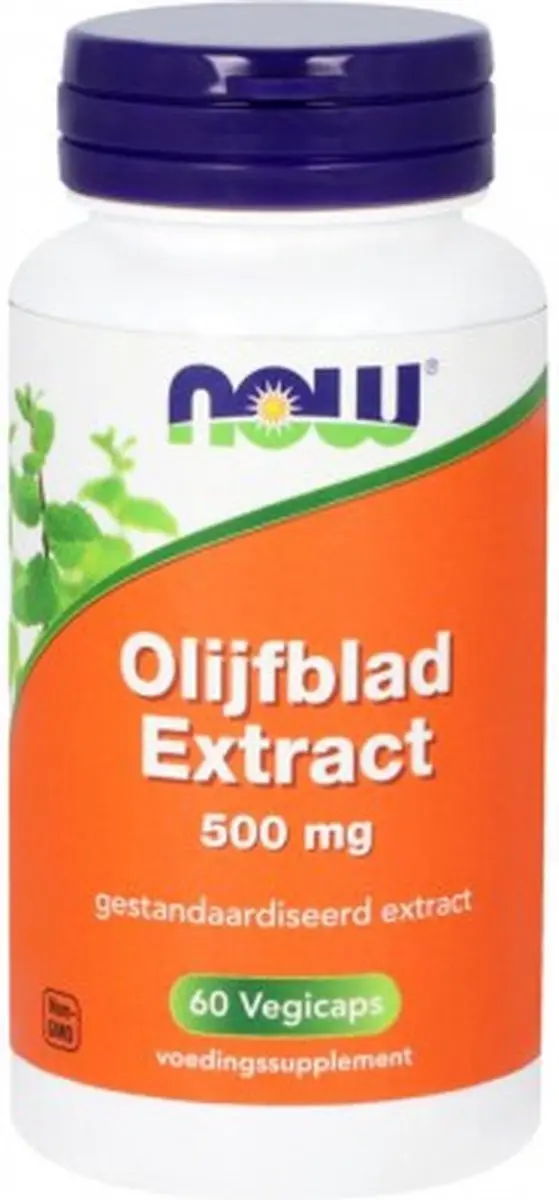 Now Foods Olijfblad Extract 500mg - 60 Capsules - afbeelding 3 van 4