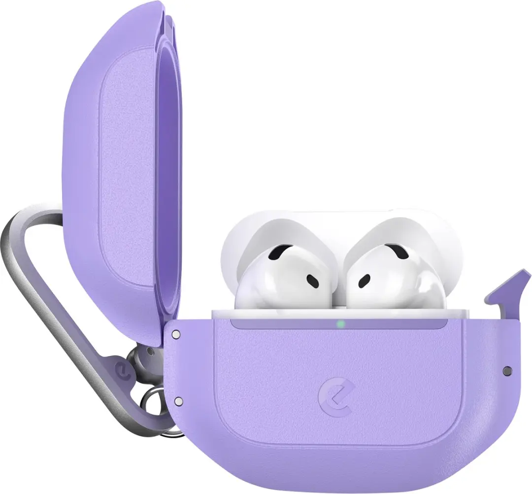 KeyBudz Element Hoesje AirPods 4/5 AP4_S6_WLR - 3m Waterdicht Paars - afbeelding 5 van 6