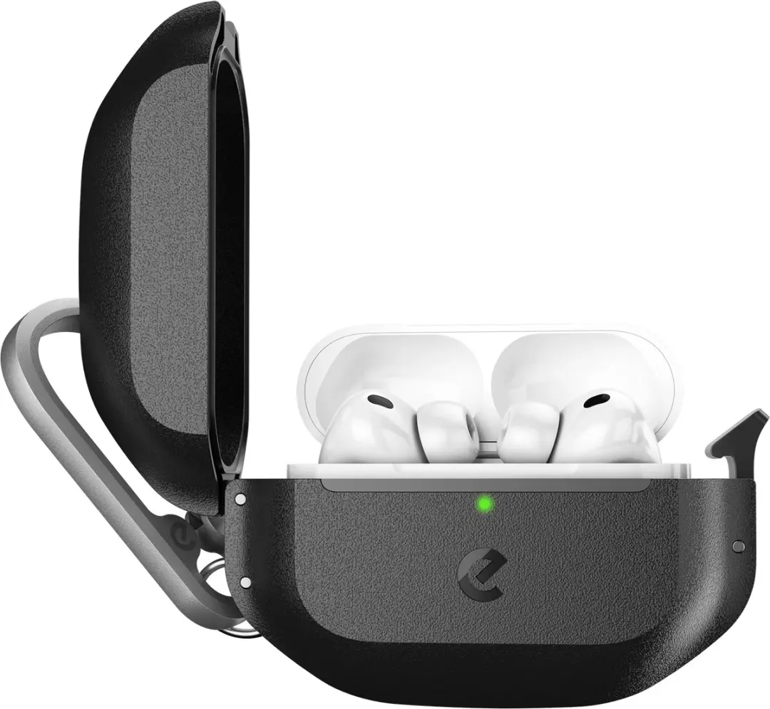 KeyBudz Element APP3_S7_CBK Hoesje AirPods Pro 3 - Zwart - afbeelding 4 van 6