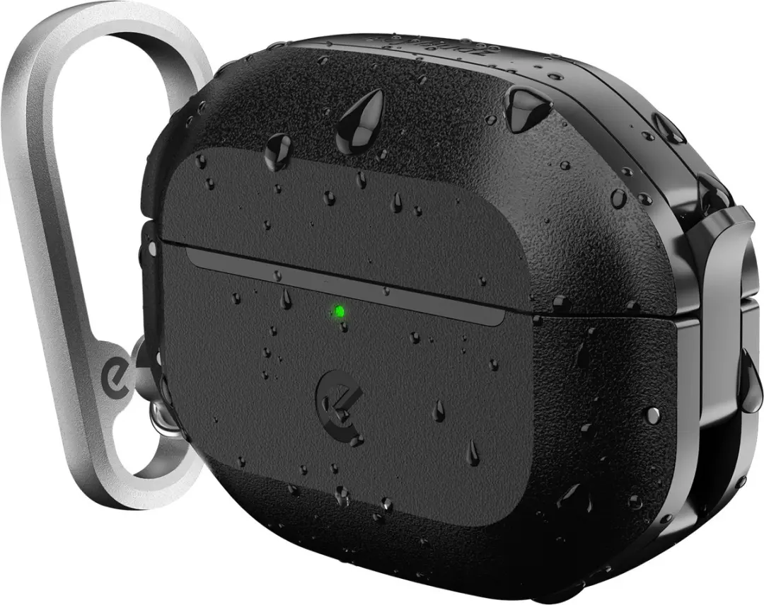 KeyBudz Element APP3_S7_CBK Hoesje AirPods Pro 3 - Zwart - afbeelding 5 van 6