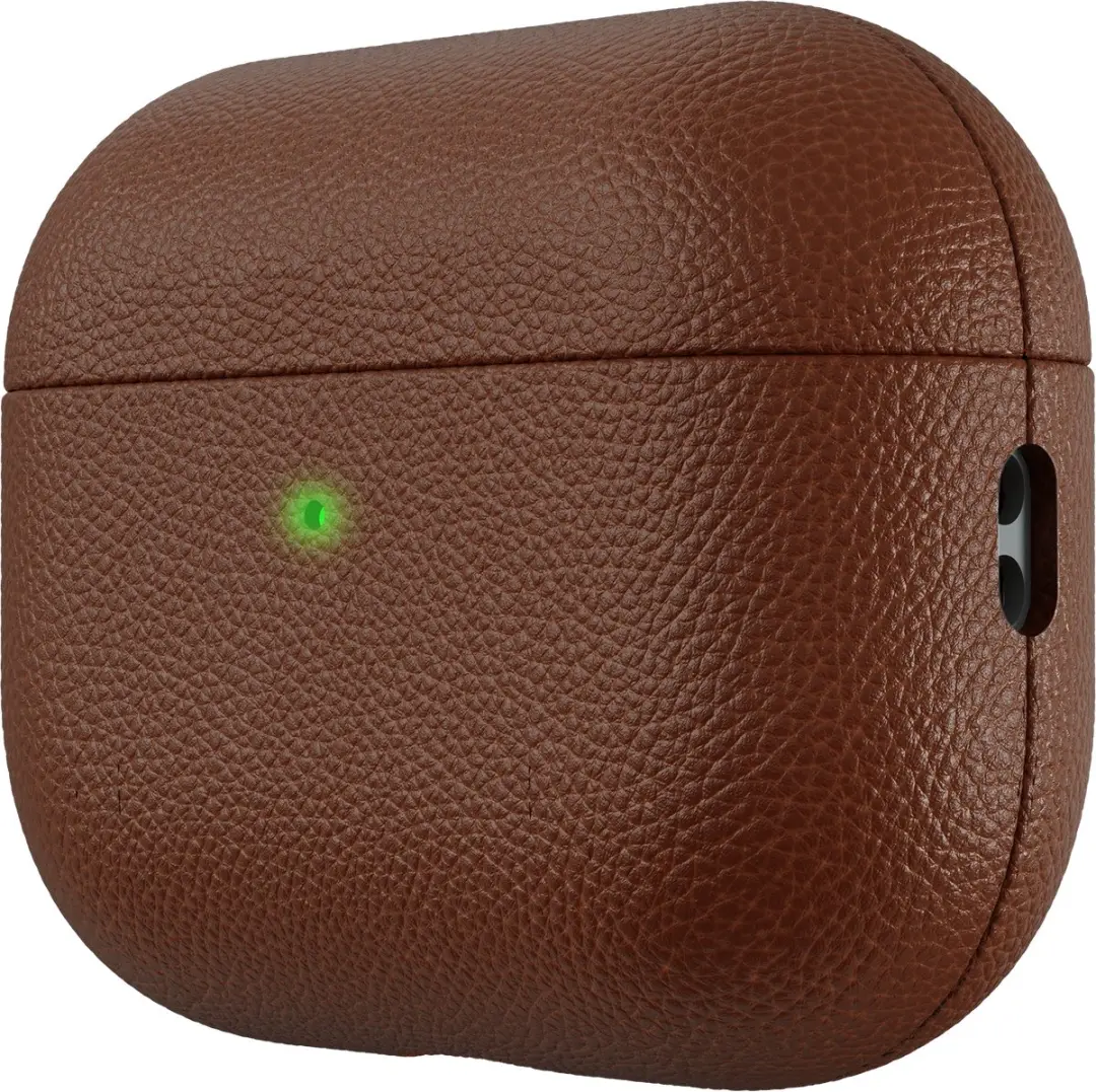 KeyBudz Artisan Lederen Hoesje AirPods Pro 3 APP3_S3_NBN - Bruin - afbeelding 2 van 6