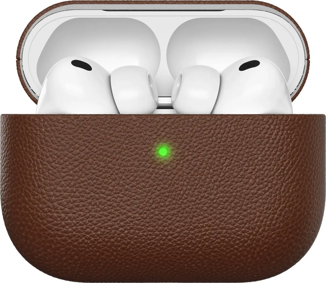 KeyBudz Artisan Lederen Hoesje AirPods Pro 3 APP3_S3_NBN - Bruin - afbeelding 3 van 6