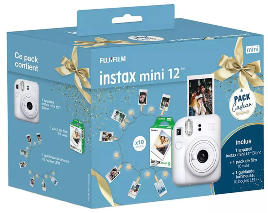 FUJIFILM Instax Mini 12 Weiße Geschenkpackung