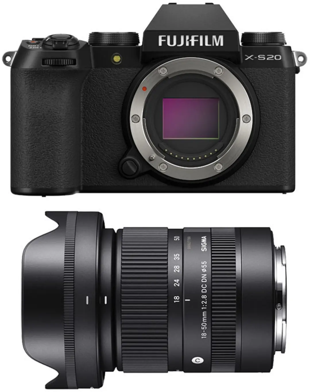FUJIFILM X-S20 BLACK + SIGMA 18-50mm