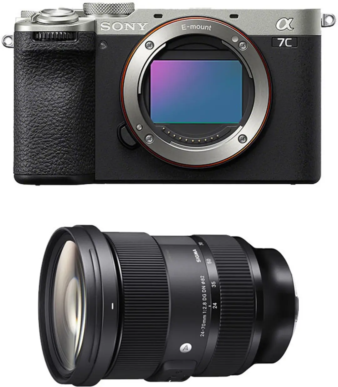 SONY ALPHA 7C II Silber + SIGMA 24-70 f/2.8 Art DG DN II SONY FE