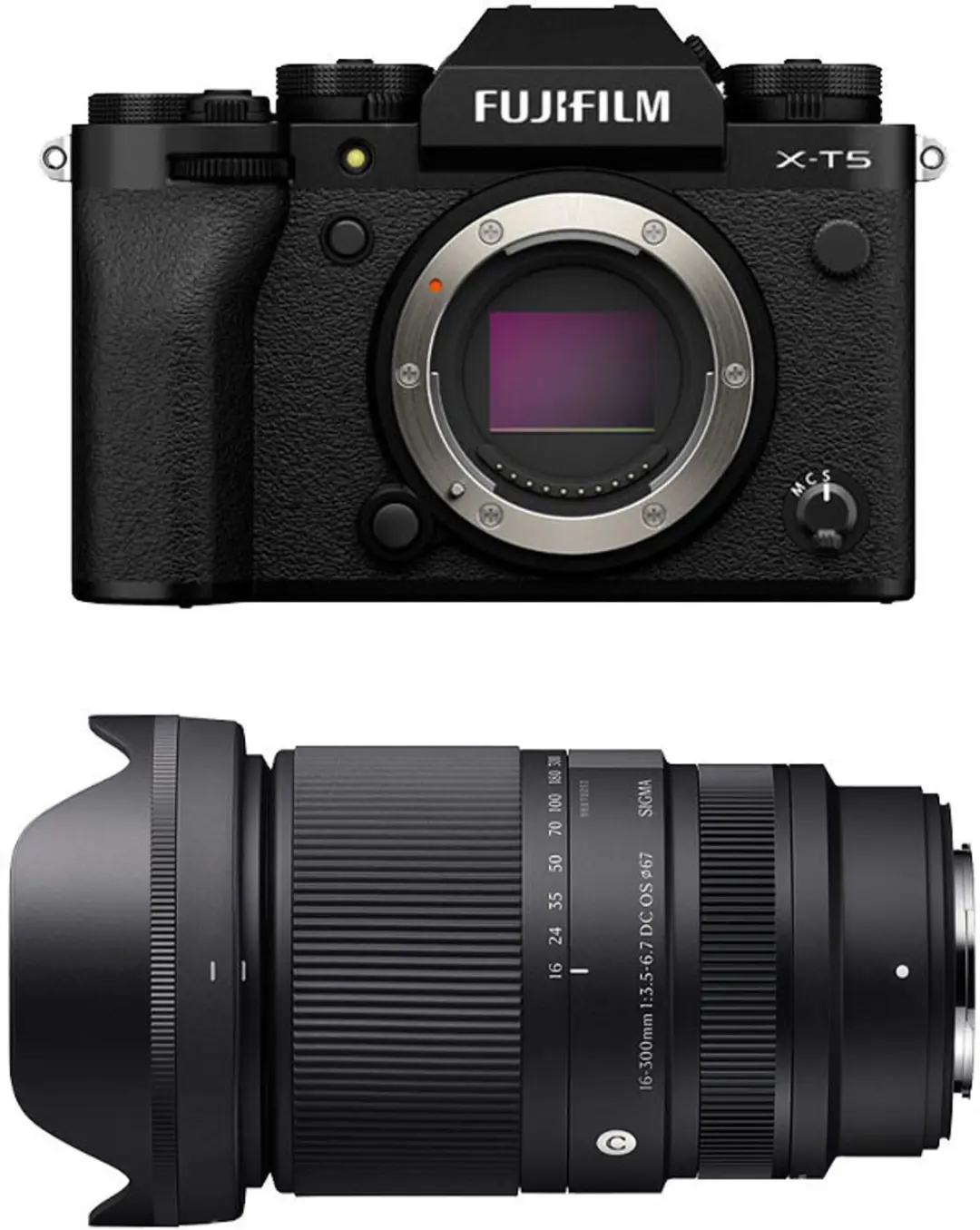 FUJIFILM X-T5 Schwarz + SIGMA 16-300mm f/3.5-6.7 DC OS Contemporary