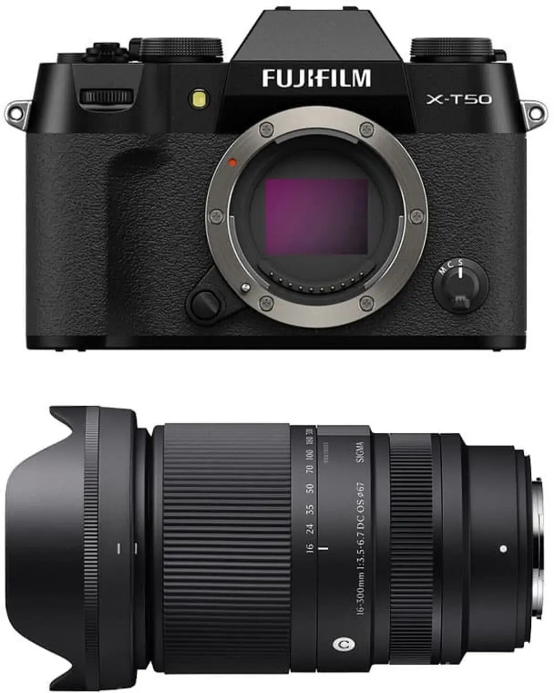 FUJIFILM X-T50 Schwarz + SIGMA 16-300mm f/3.5-6.7 DC OS Contemporary