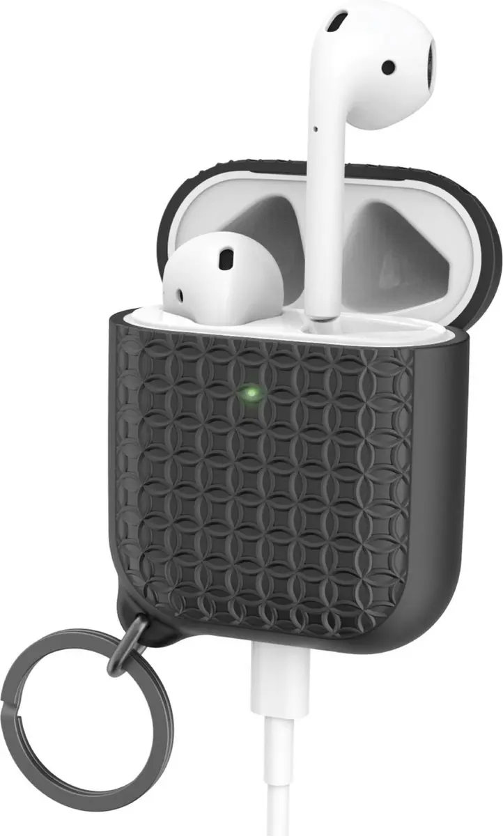 Catalyst Airpods Case met sleutelhanger zwart