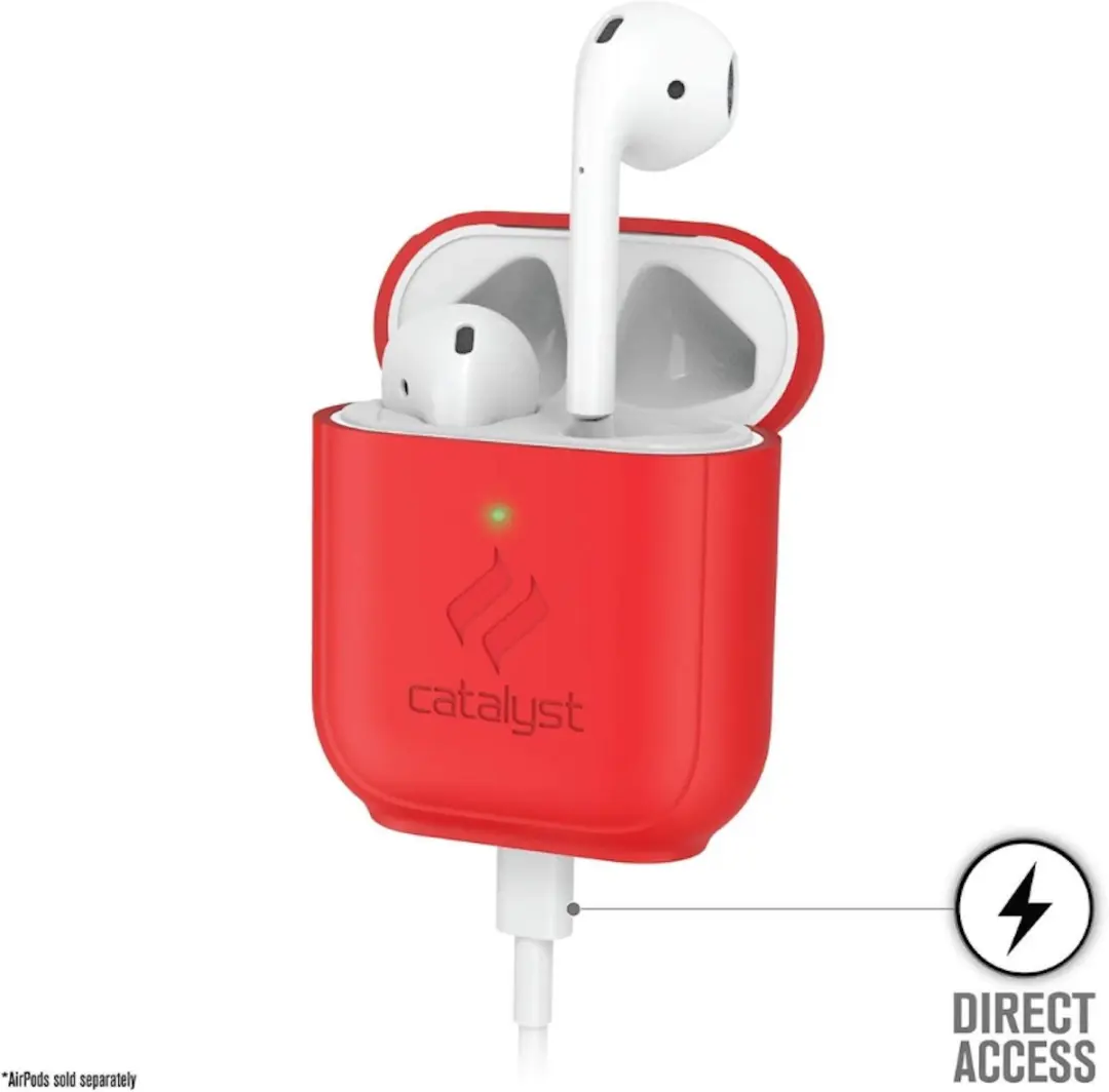 Catalyst Standing Case compatible with AirPods 1 / AirPods 2 Flame Red
