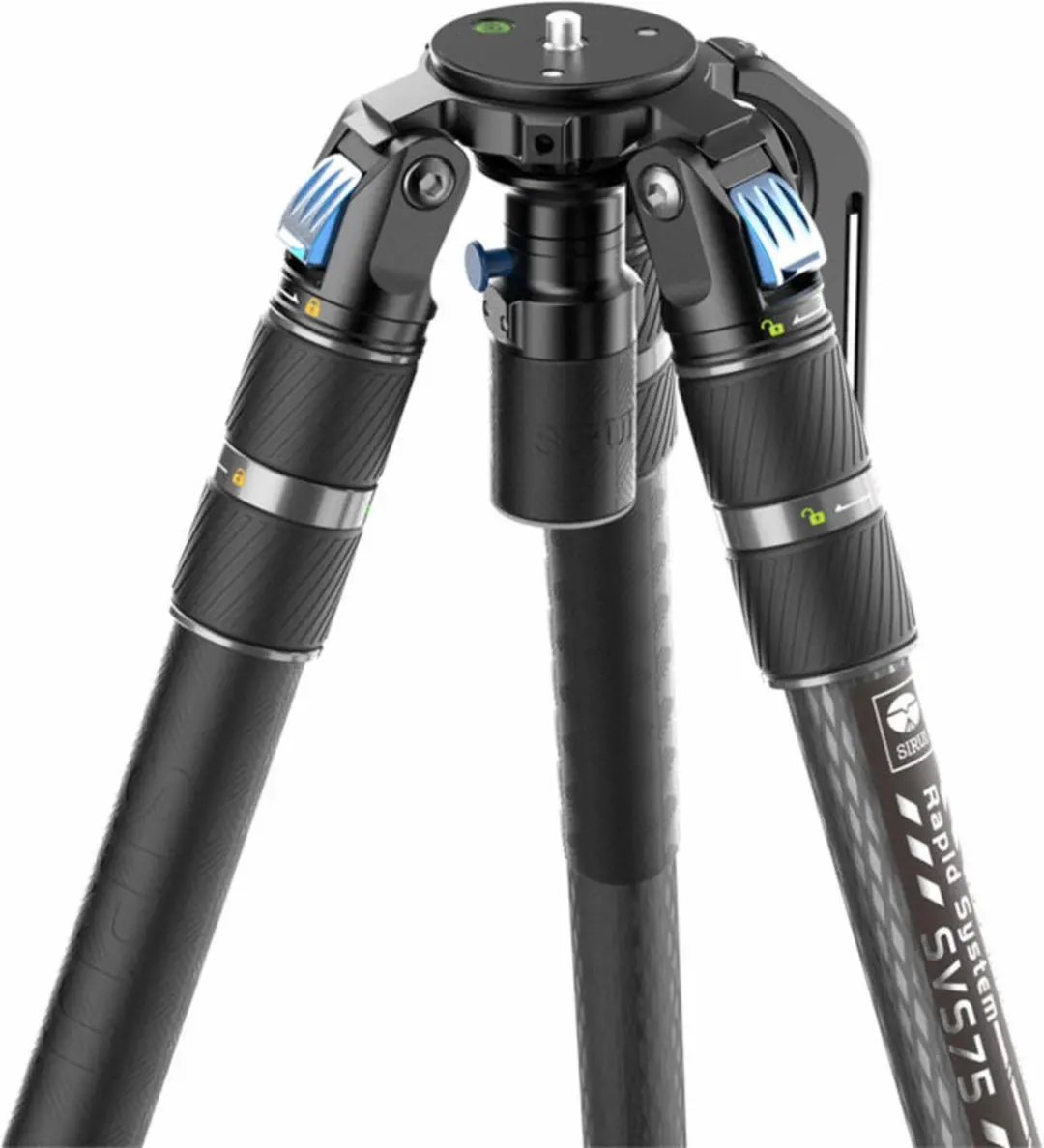 Sirui SVS75 + SVH15 Pro Rapid Statief - 3 Secties - Zwart/Grijs - afbeelding 4 van 6