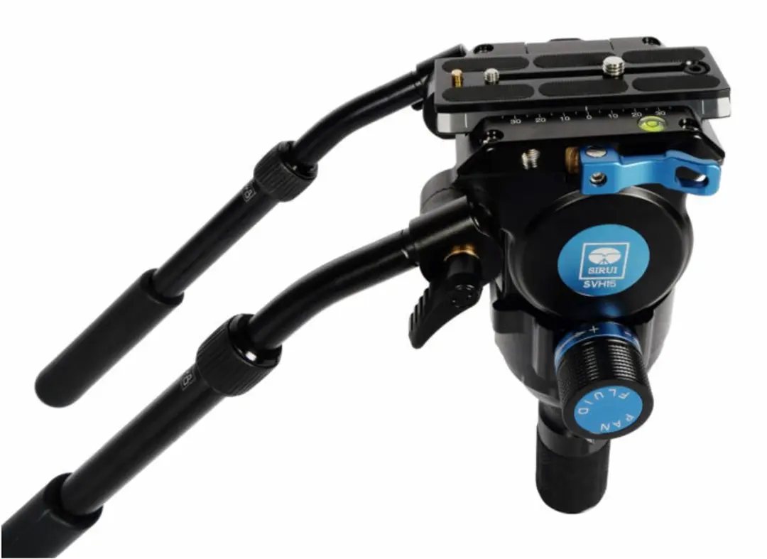 Sirui SVS75 + SVH15 Pro Rapid Statief - 3 Secties - Zwart/Grijs - afbeelding 2 van 6