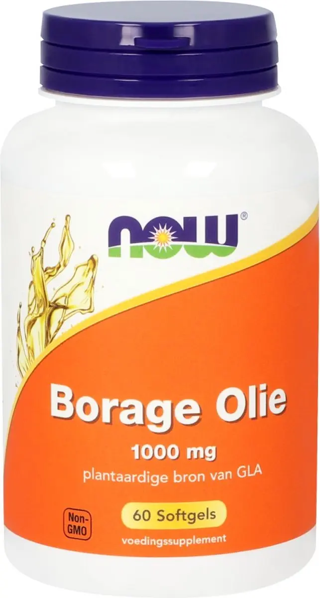 Now Foods Borage Olie 1000mg - 60 Softgels - afbeelding 4 van 4