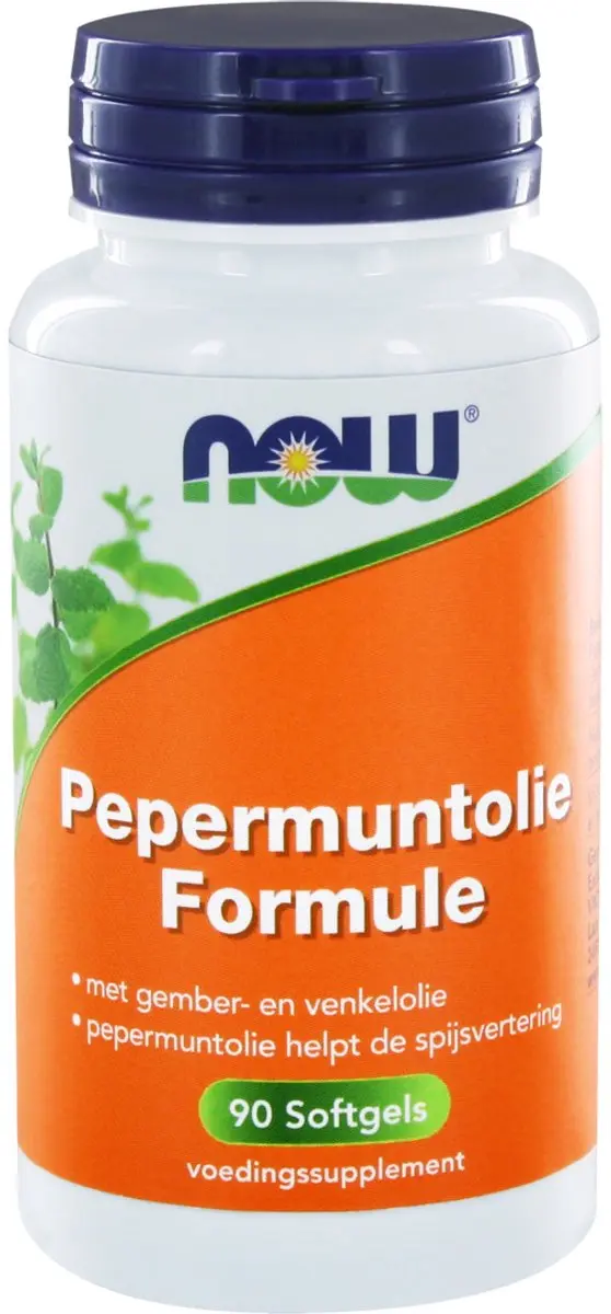 Now Pepermuntolie Formule 90 Softgels