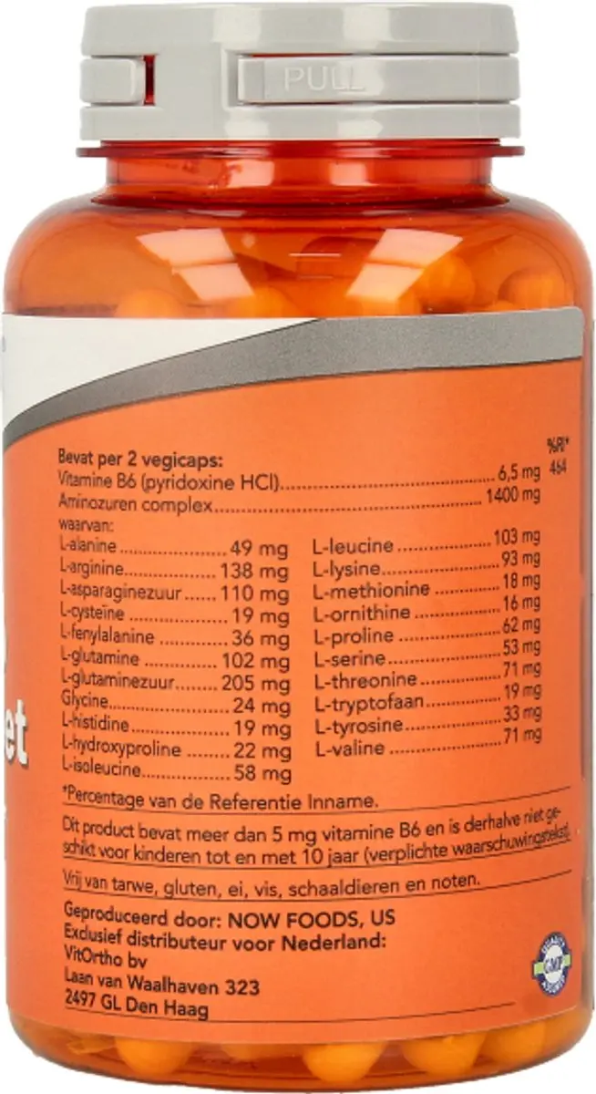 Now Foods Amino Compleet 120 Capsules - afbeelding 3 van 6
