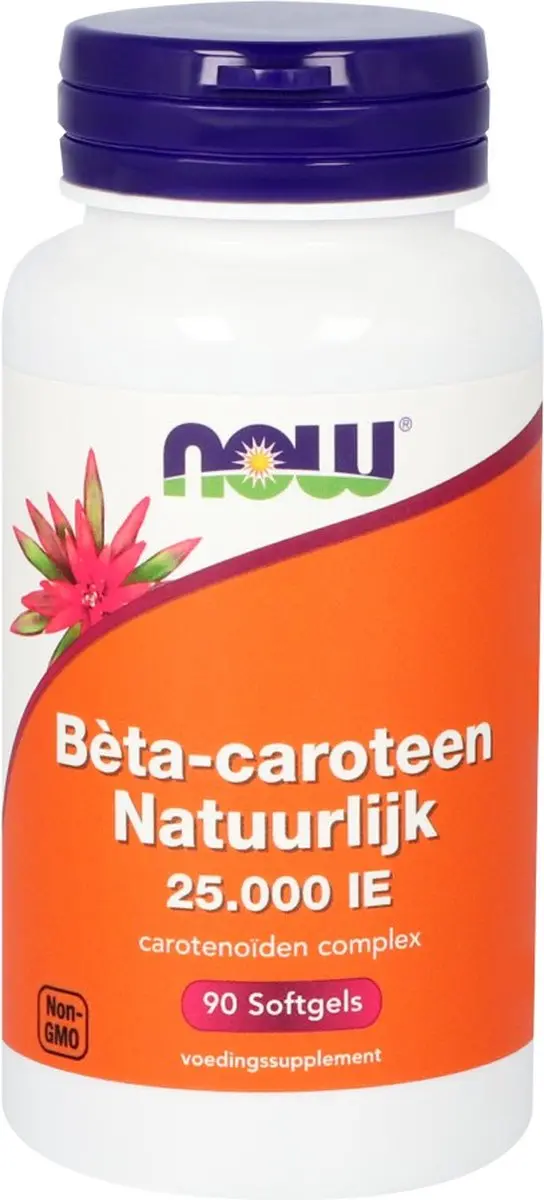 Now Foods Bèta-Caroteen Natuurlijk 90 Softgels
