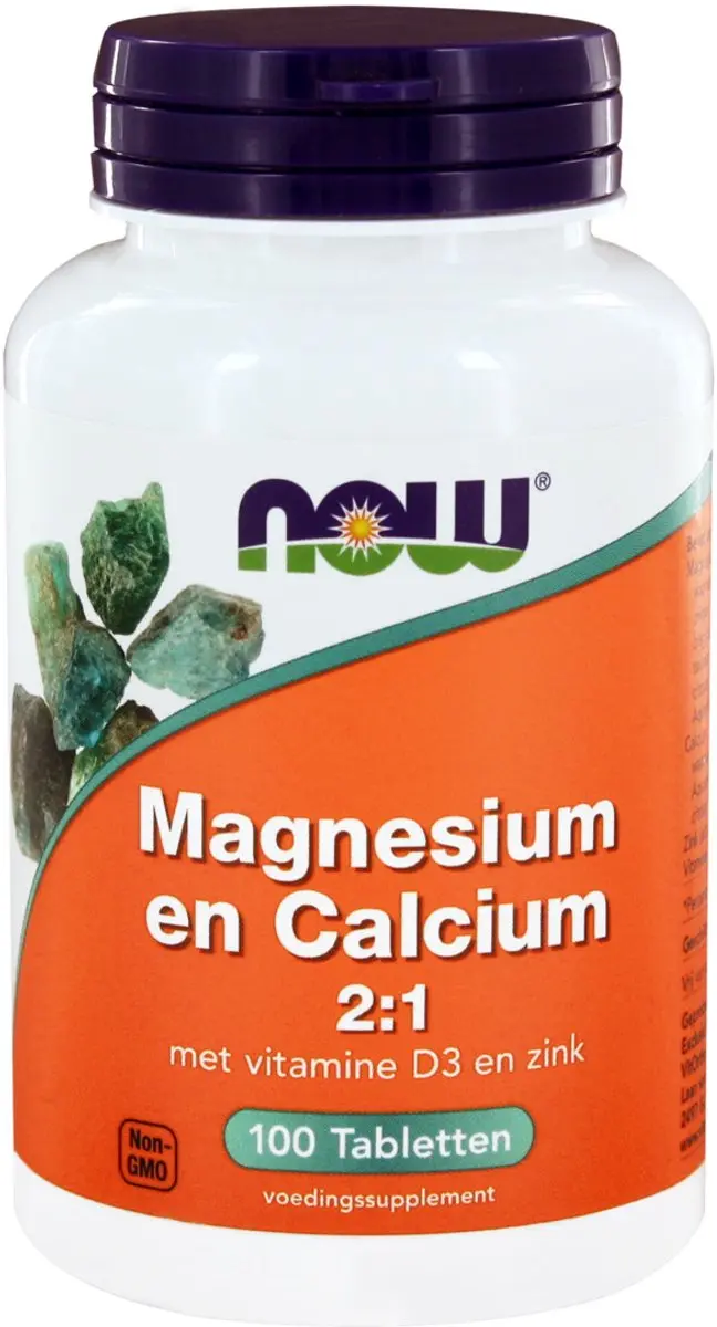 Now Foods Magnesium Calcium 180 Capsules