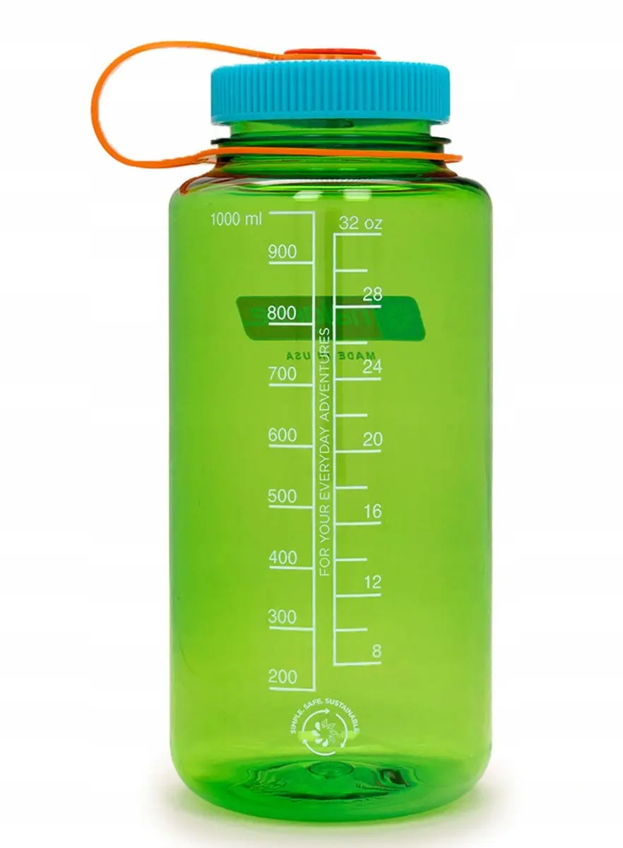 Nalgene Wide Mouth Fles 1L - Pear - afbeelding 2 van 6