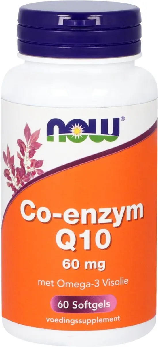 Now Foods Co-enzym Q10 60mg met Omega-3