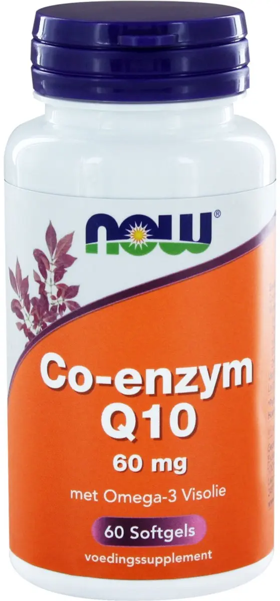 Now Foods Co-enzym Q10 60mg met Omega-3