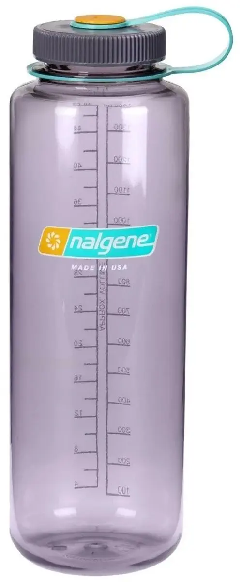 Nalgene Wide Mouth Fles 1500ml - Aubergine - afbeelding 5 van 5