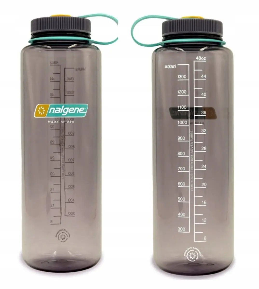 Nalgene Wide Mouth Fles 1500ml - Aubergine - afbeelding 4 van 5
