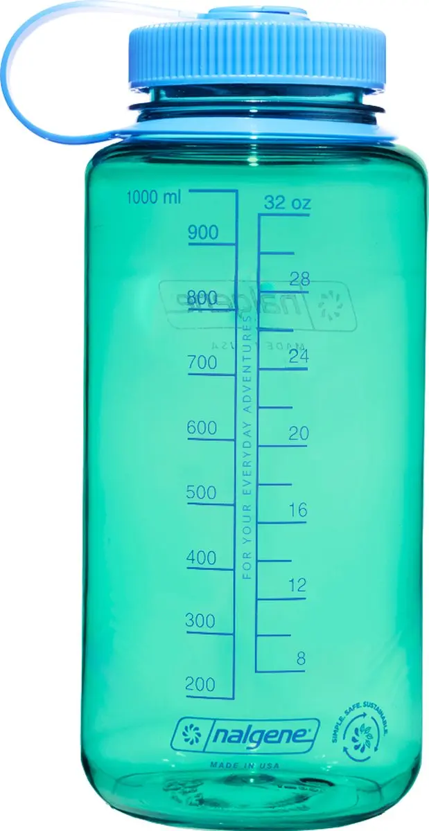 Nalgene Wide-Mouth N2020-5732 Drinkfles 1L - Pastel Green - afbeelding 2 van 6